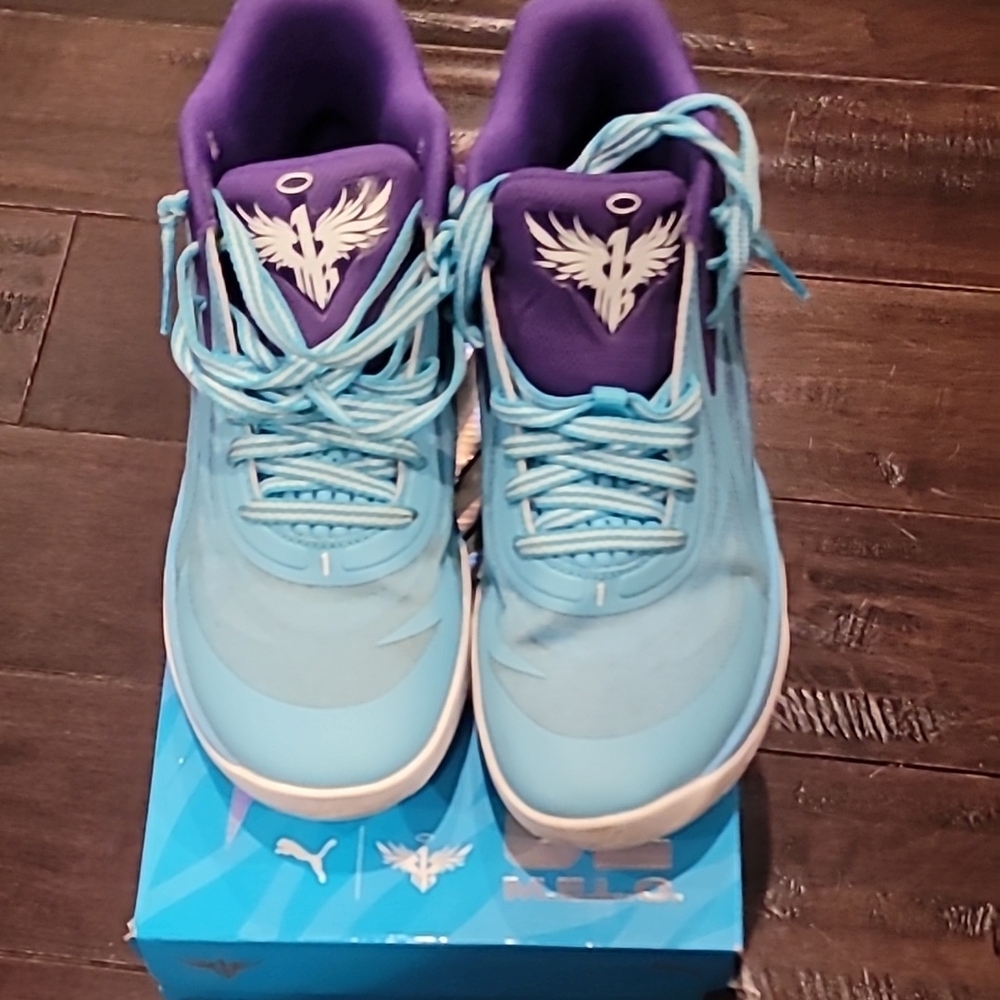 Puma Blue and Purple Sneakers